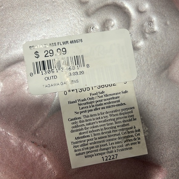 ‼️Final Price‼️ Decorative plate glass Tagawa Gardens - Picture 4 of 4